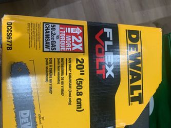 Dewalt 60 v chainsaw