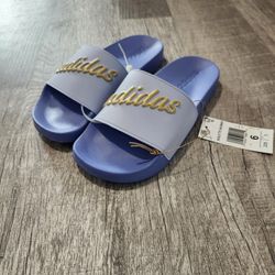 New Adidas Slides Size 6 Women's