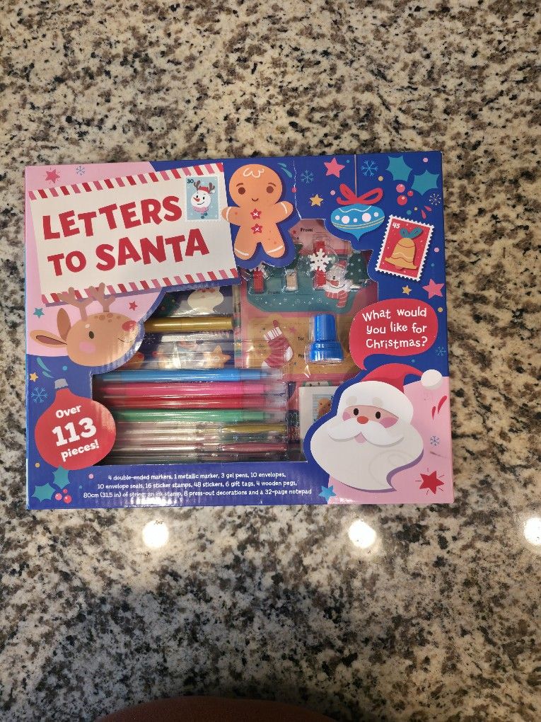 Letters To Santa Stationary Set