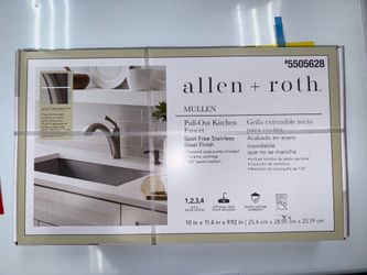 Allen + Roth Pull-Out Kitchen Faucet (Stainless Steel)