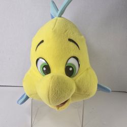 Disney The Little Mermaid FLOUNDER 14" Plush Stuffed Animal Toy