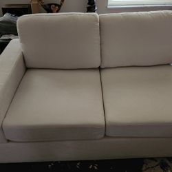 Cream Color Loveseat