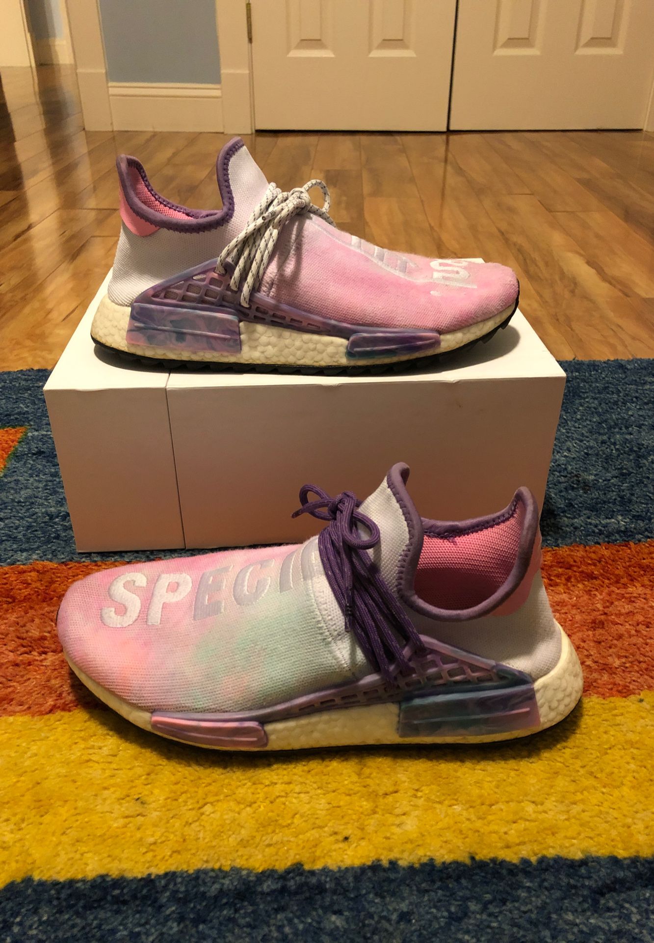 Adidas Human Race NMD Pharrell Holi Festival Pink Glow