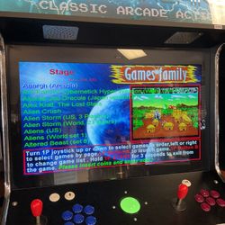 2 Player Arcade/Multicade With Track Ball And Two Light Guns
