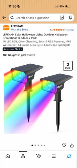 Halloween spotlights