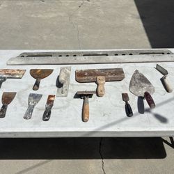 Concrete / Masonry / Drywall Finishing Tools Lot