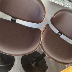Leather Bar Stools 