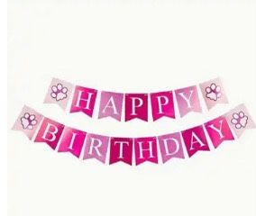 Pet Birthday Banner