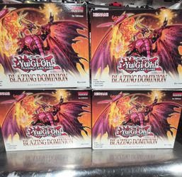Yu-gi-oh blazing dominion 4 pack boxes