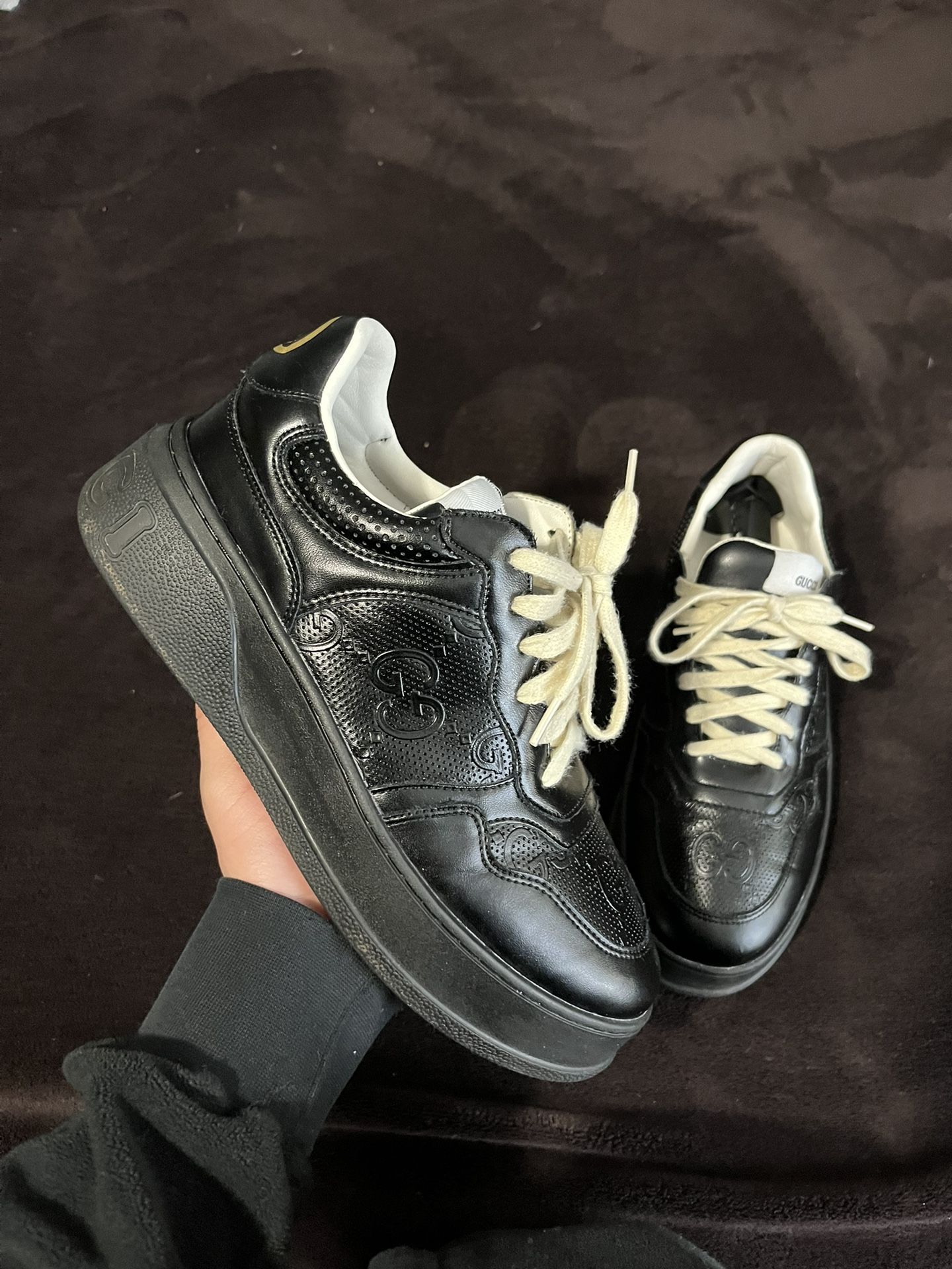 Black Gucci Sneakers 