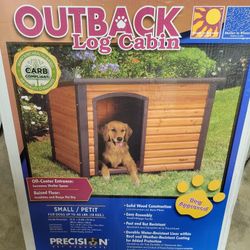 Dog House, Wooden, Log Cabin 