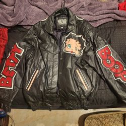 LEATHER BETTY BOOP JACKET