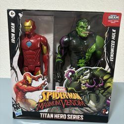 Iron Man & Hulk Toys $25