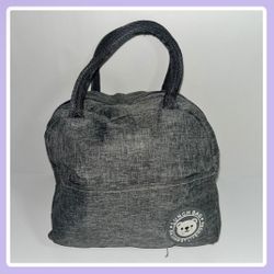 Gray Mini Insulated Lunch Bag