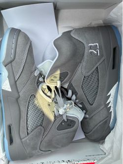 Men’s Air Jordan grey wolf 5’s size 10