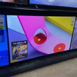 LG QNED 75 inch 4K Smart TV with HDR includes Store Warranty And Financing Available!