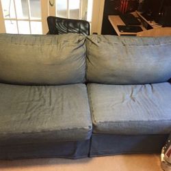 Jean fabric couch
