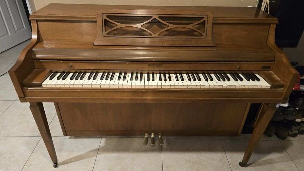 Upright Piano Walnut wood - Whitney by Kimbal