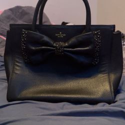 kate spades purse rhinestone bow 