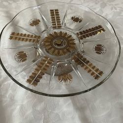 GLASS SERVING TRAY