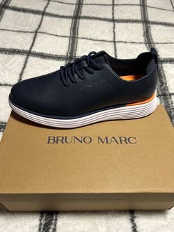 Bruno Marc Navy Blue Casual Sneakers