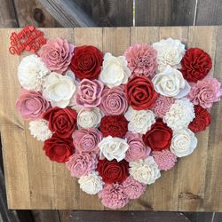 Eternal Wood Flower Frame Valentines Day