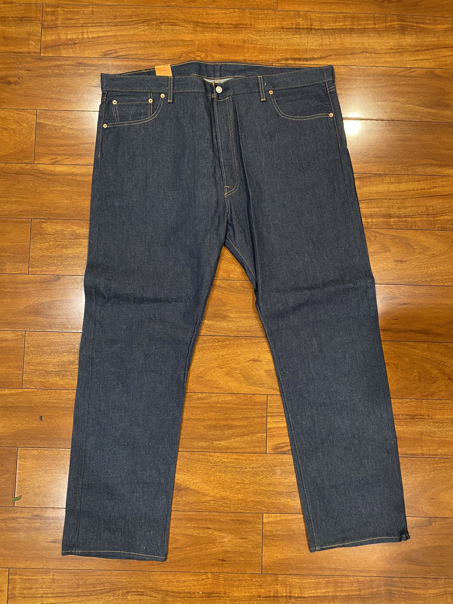 Levi's 501 Original Shrink To Fit Button Fly Jeans Rigid Blue Men's ...