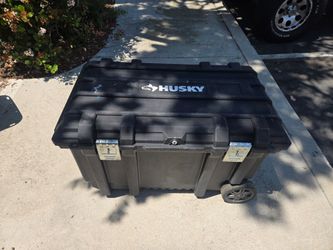 Black Large 37 in. Heavy Duty Rolling Toolbox with Tool Tray