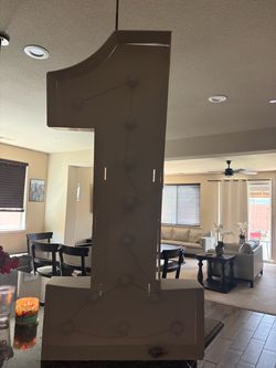 Large Number 1 Party Decoration