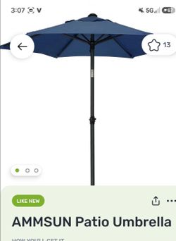 7.5 ft Patio umbrella - brand new