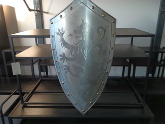 Medieval shield lion