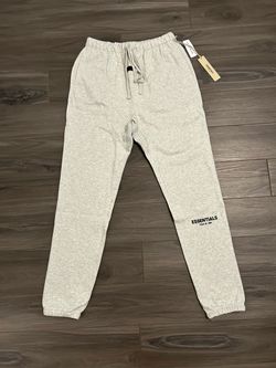 XXS - Essentials Light Oatmeal Cuffed Sweatpants Brand New