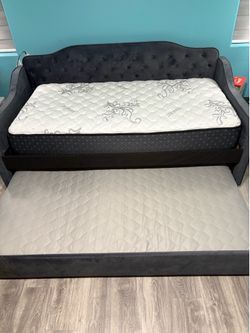 Twin double day bed with mattress $200