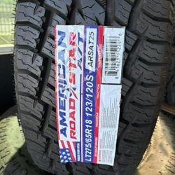 LT 275 65 18 New Set Of All Terrain Tires 