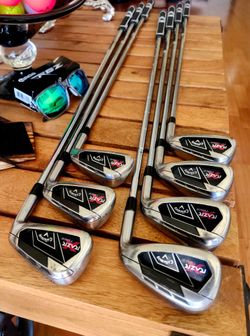Callaway⛳️Razr-X Men's Iron Set🔥4-PW With Project-X 6.5 Stiff Shaft's...🍒🍒🍒