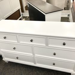 New 62” White Dresser — SPECIAL 