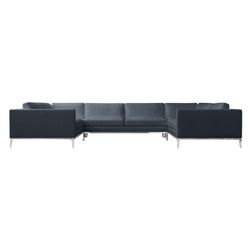 2026 Restoration Hardward RH Italia Taper Arm U-Sectional Sofa