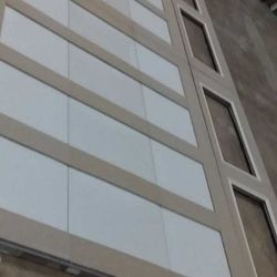 16x8 Garage Door With Wood Trim And Glass 