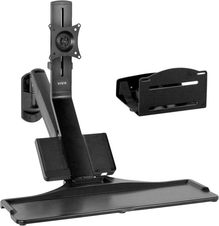 Vivo Sit-Stand Monitor and Keyboard Wall Mount