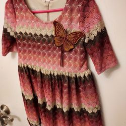 Size 4 BEAUTIFUL butterfly Dress
