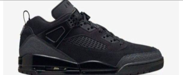 Solid Black Jordan Spizikes Size 11