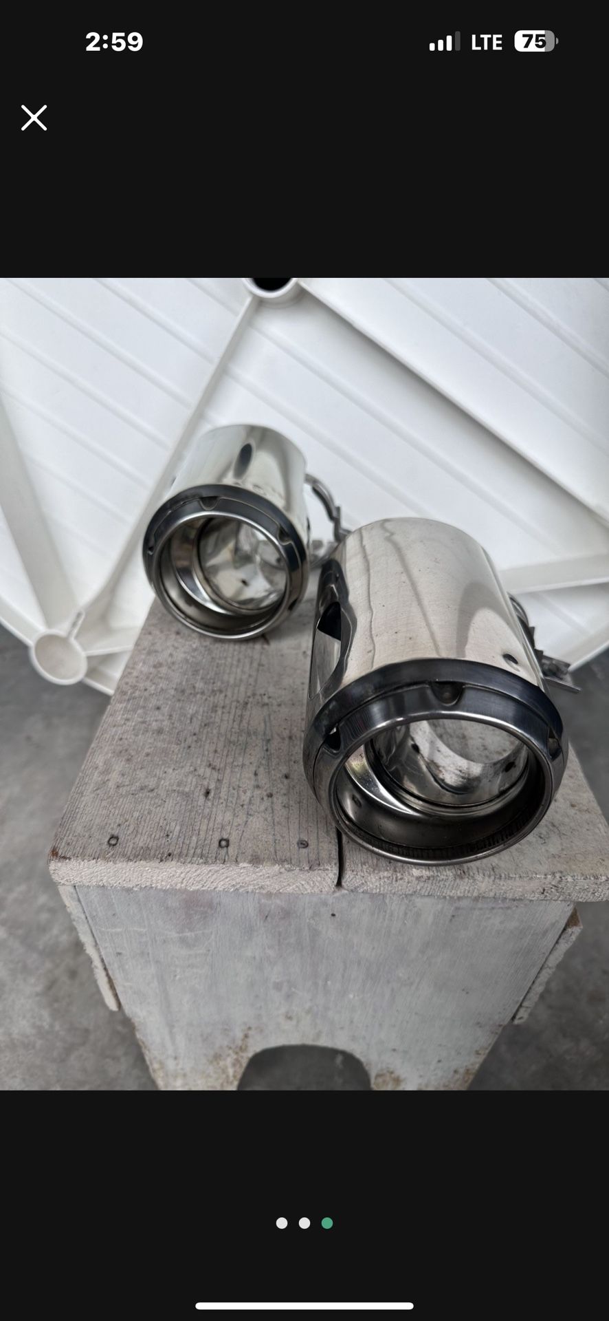 Honda CRV Chrome Exhaust Tips