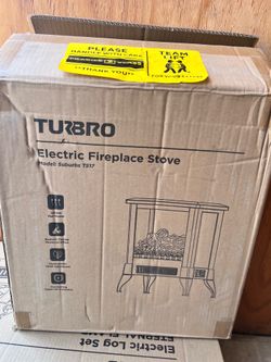 Turbro electric fireplace stove