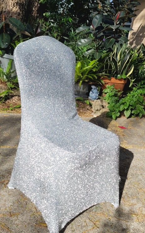 Silver Banquet Chair Covers