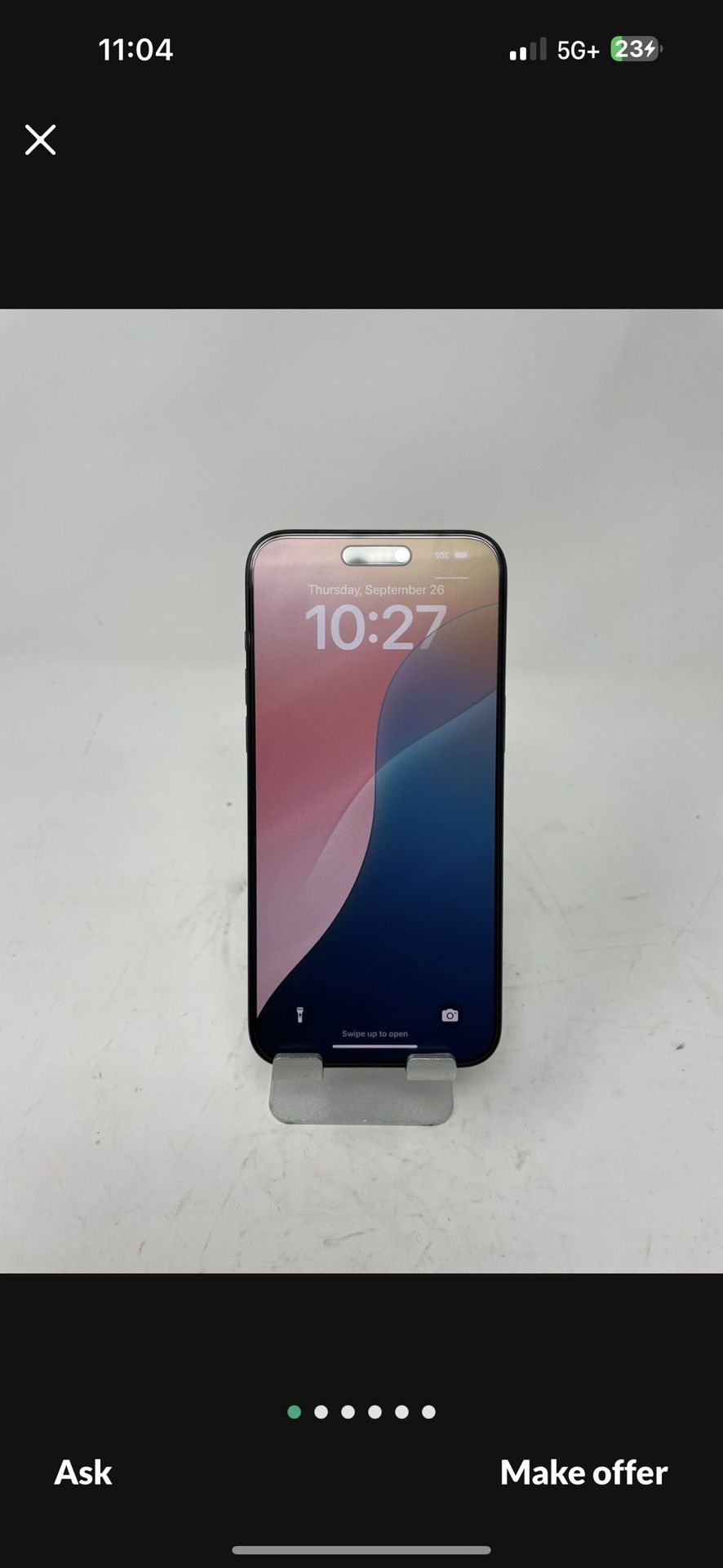 Unlocked Apple iPhone 15 Pro Max (Blue)(512GB)