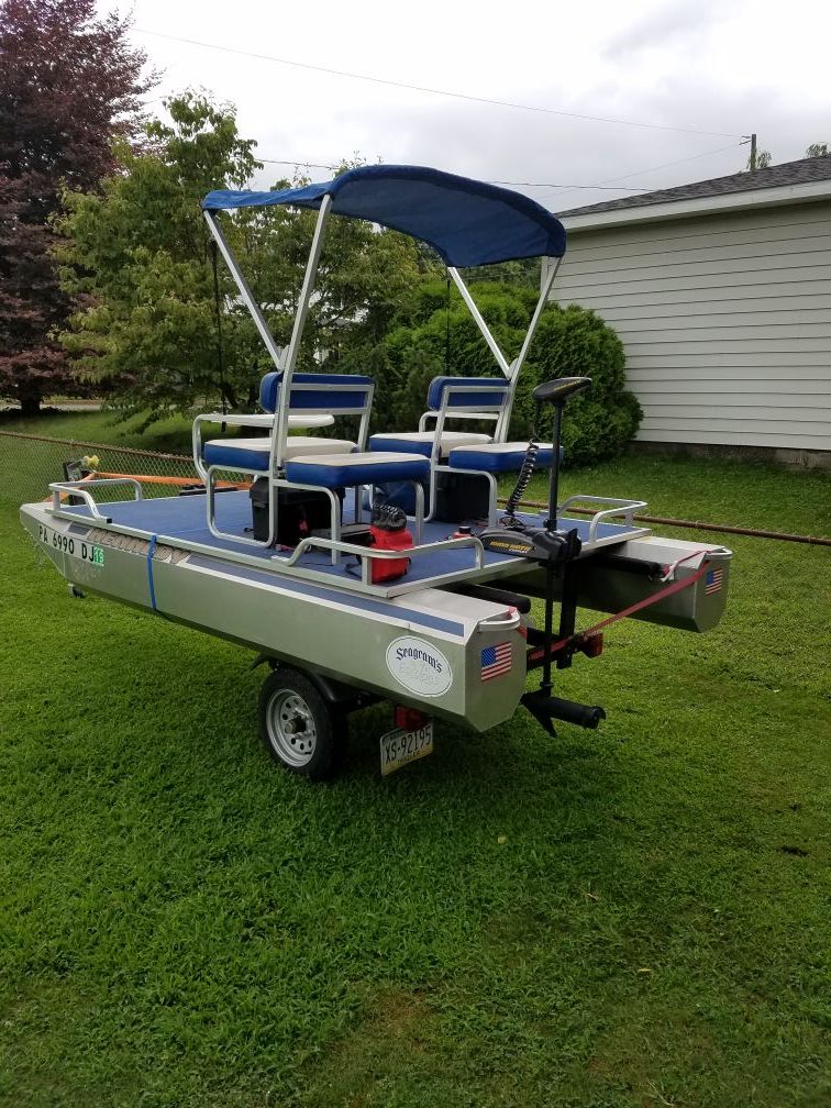 Kennedy Mini Pontoon for Sale in Moosic, PA OfferUp