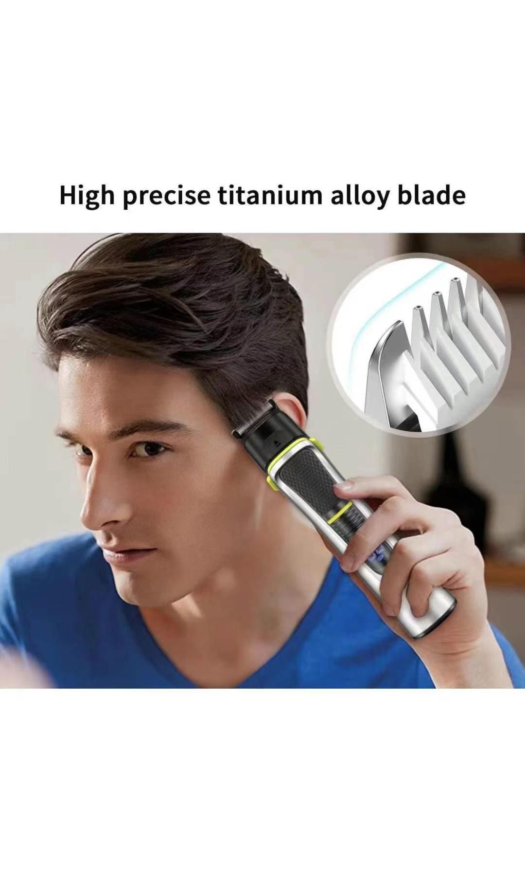 Beard Trimmer for Men - 15 in 1 Mens Grooming Kit - Cordless Hair Clippers for Men - Nose Hair Trimmer Multifunctional Grooming Kit for Men - IPX5 Wat