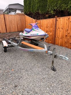1995 Kawasaki 750 Jet Ski + Double Trailer – Water Ready
