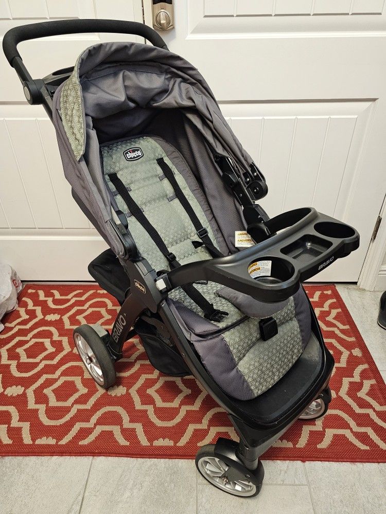 Chicco Bravo Bravo Quick-Fold 3-in-1 Stroller