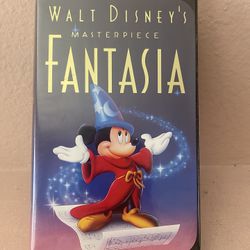 Walt Disney Masterpiece Fantasia VHS Animation & Anime Family Music Mickey Mouse